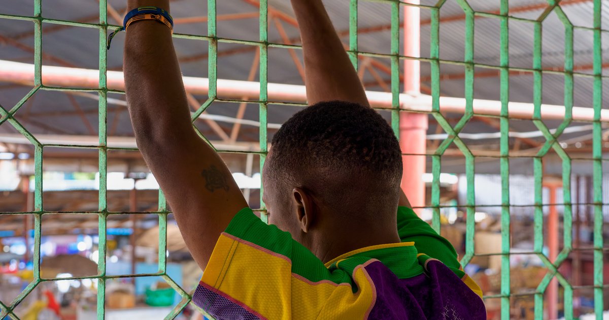 At the stall, Arusha