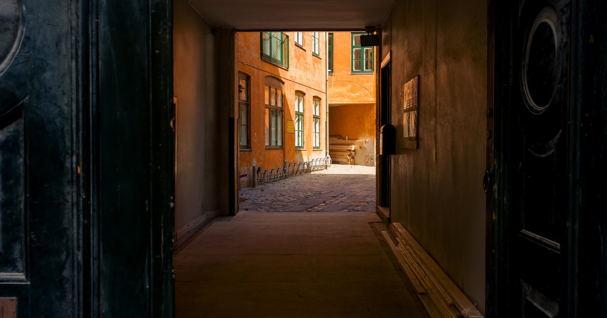 Copenhagen, behind the street