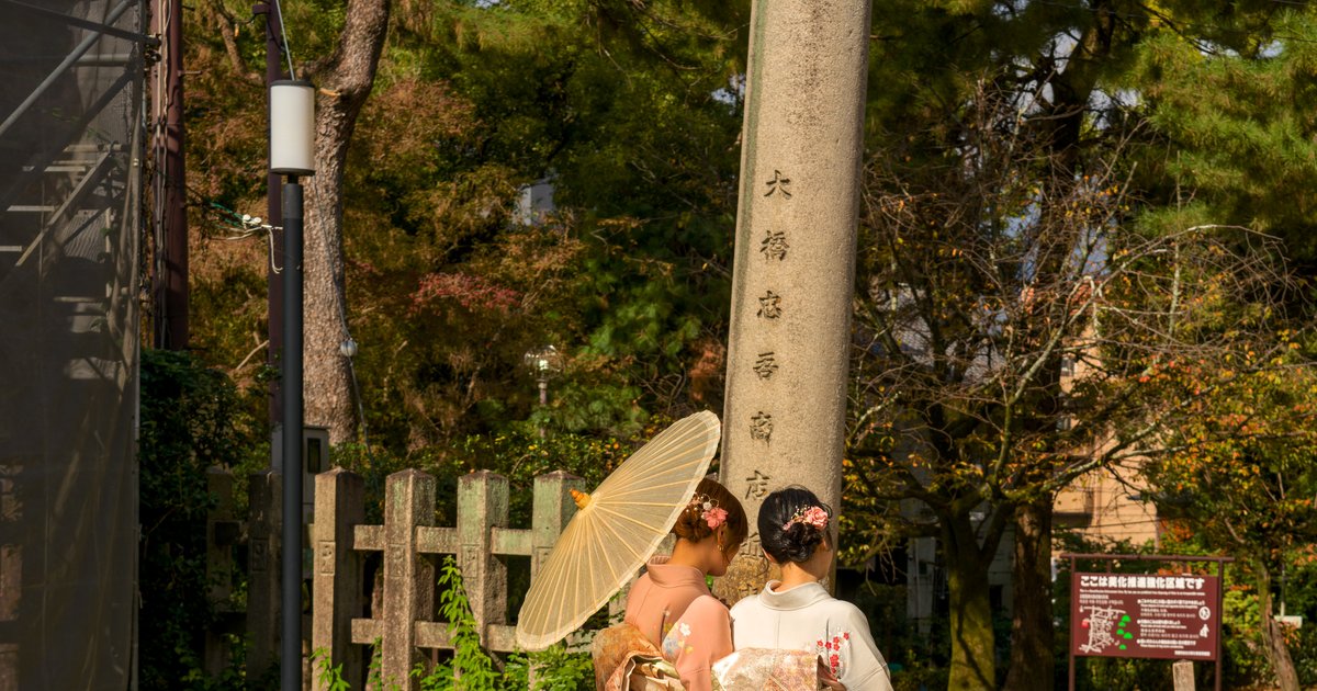 Dressed for the shrine