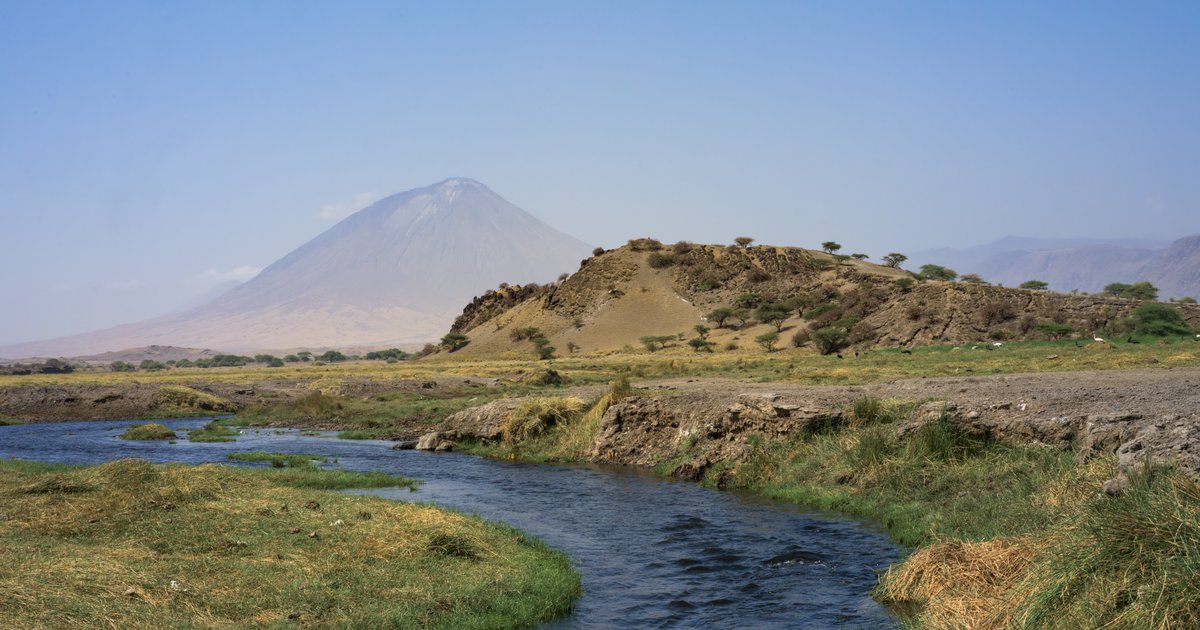 The volcano and the stream