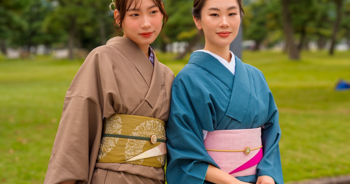 Two in kimono