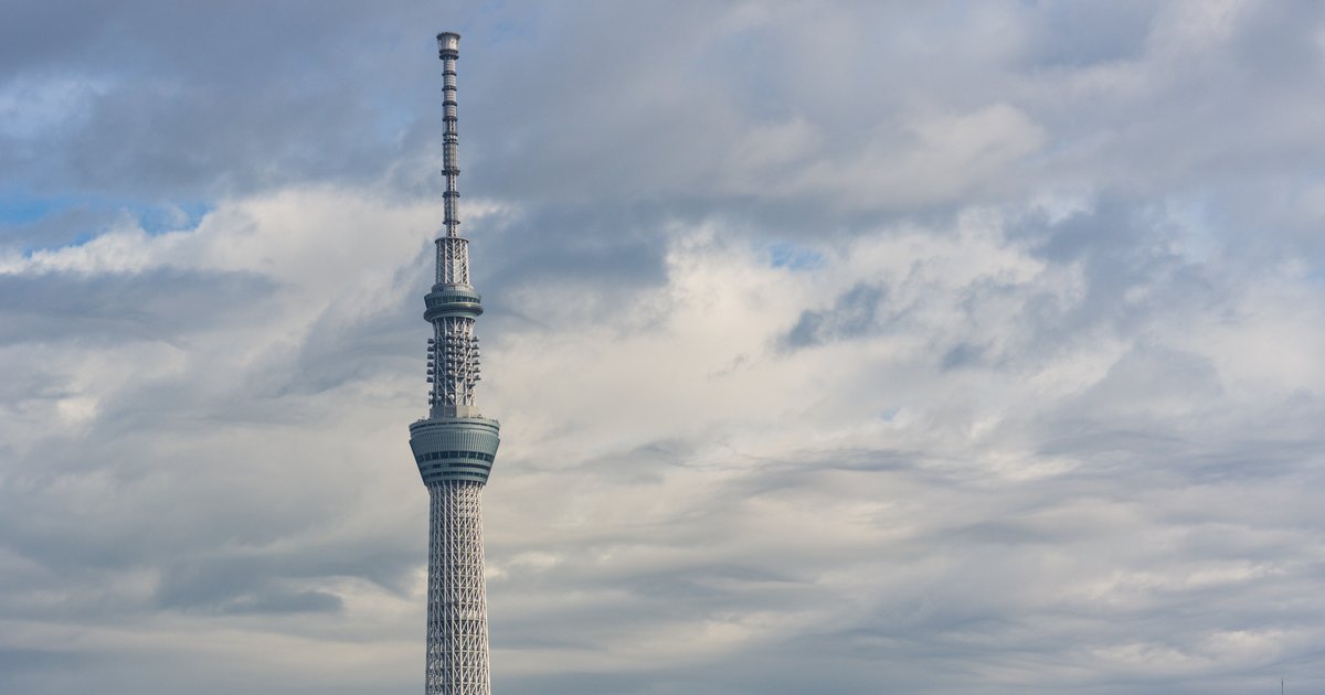Skytree from the bridge